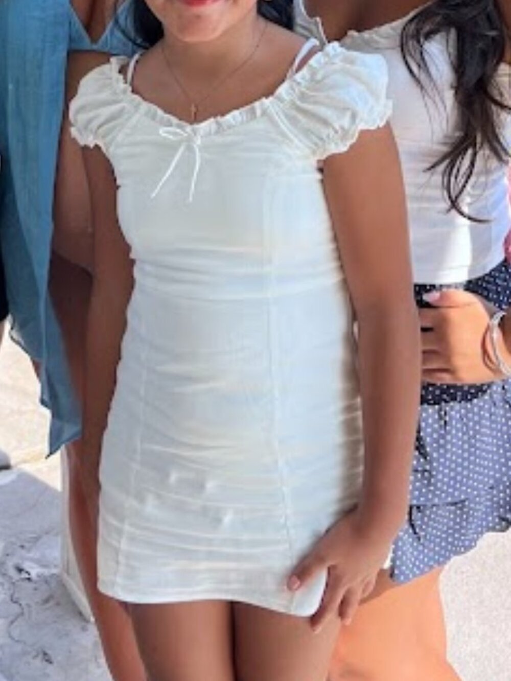 Girls Art Class White Dress